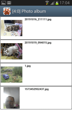 Screenshot of the application Animal Pedigree (Android) - #7