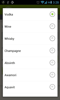 Screenshot of the application Breathalyzer - #4