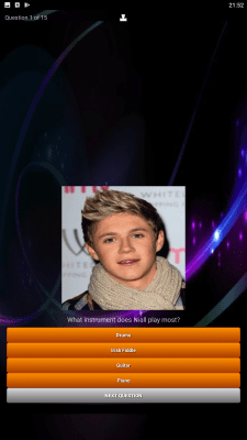 Screenshot of the application One Direction quiz & 1D games - #5