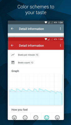 Screenshot of the application Pulse - measure your pulse - #5