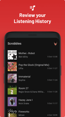 Screenshot of the application Last.fm - #5