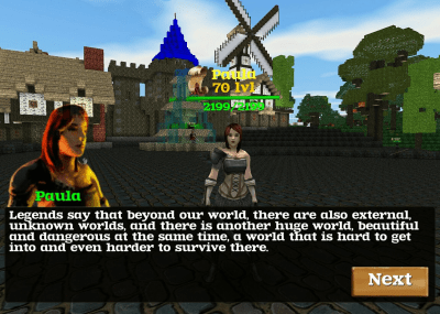 Screenshot of the application Block Story - #4