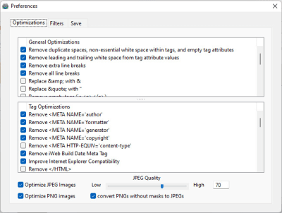 Screenshot of the application WebCrusher - #3