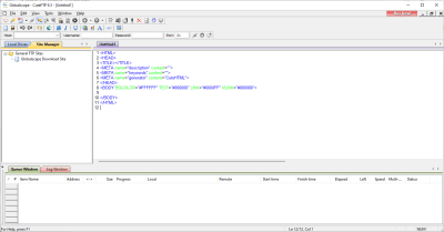 Screenshot of the application CuteFTP - #9