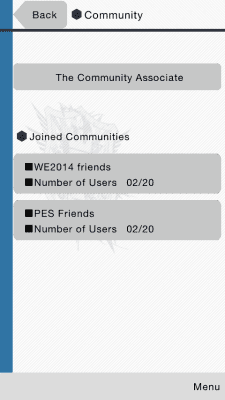 Screenshot of the application myPES - #4