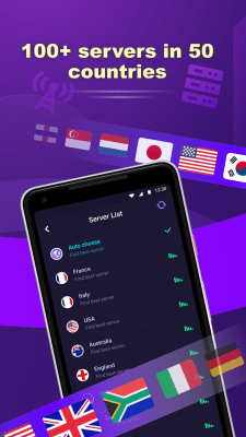 Screenshot of the application NoCard VPN - #2