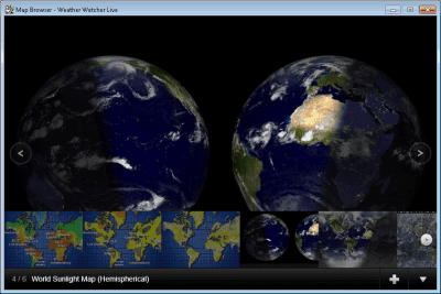 Screenshot of the application Weather Watcher Live - #4