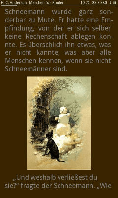 Screenshot of the application Cool Reader - #3