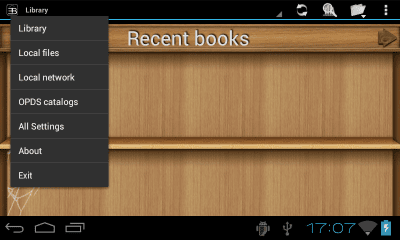 Screenshot of the application EBookDroid - #9