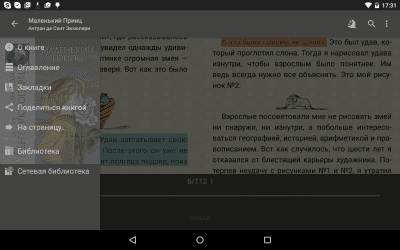 Screenshot of the application FBReader - #13