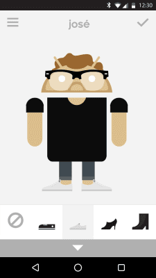 Screenshot of the application Androidify - #2