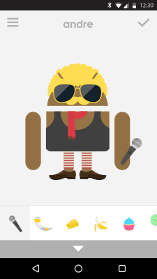 Screenshot of the application Androidify - #3