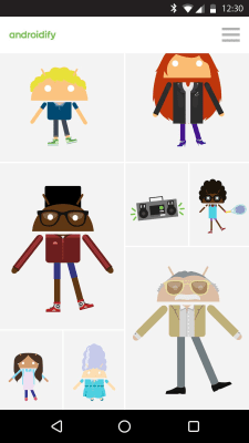Screenshot of the application Androidify - #6