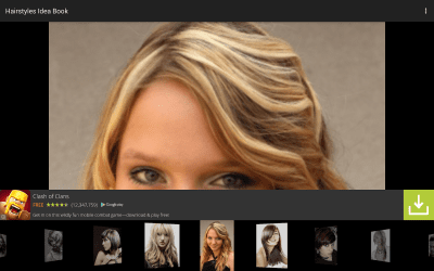 Screenshot of the application Hairstyles Book Idea - #5