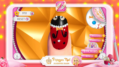 Screenshot of the application Nail Art - #2
