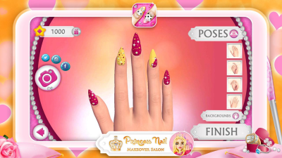 Screenshot of the application Nail Art - #8