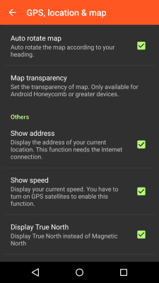 Screenshot of the application 3D Compass Plus - #8