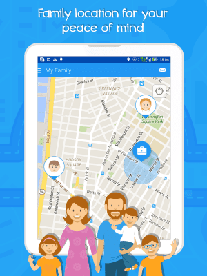 Screenshot of the application My Family Locator - #5