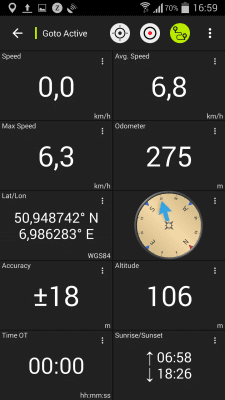 Screenshot of the application Russian topo maps (formerly Soviet military maps) - #4
