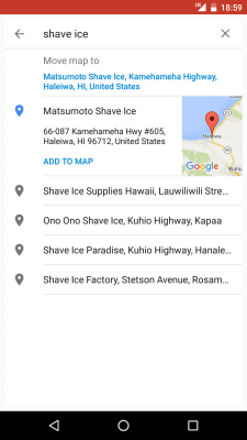 Screenshot of the application Google My Maps - #7