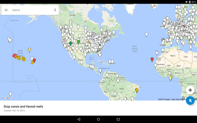 Screenshot of the application Google My Maps - #11