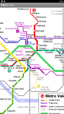 Screenshot of the application Metro VLC - #2