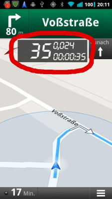 Screenshot of the application X-Speedo - #6