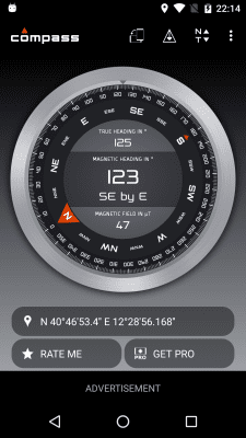 Screenshot of the application Gabenative Compass - #5