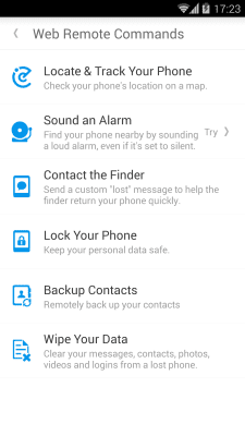 Screenshot of the application NQ Mobile Easy Finder - #5