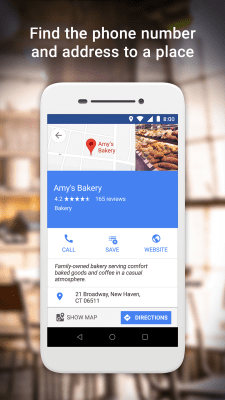 Screenshot of the application Google Maps Go - #5