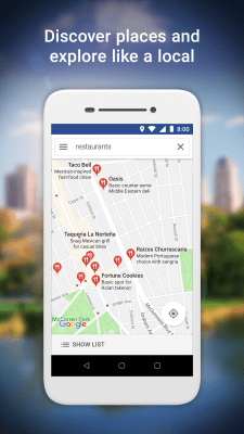 Screenshot of the application Google Maps Go - #6