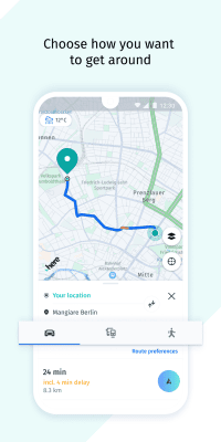 Screenshot of the application HERE WeGo - #4