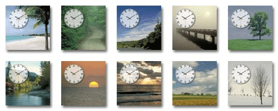 Screenshot of the application Image Clock - #2