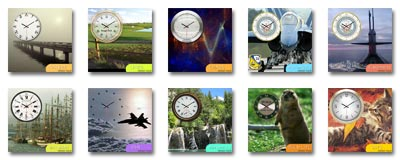 Screenshot of the application Image Clock - #4