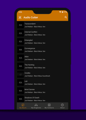 Screenshot of the application AIMP: Audio Scissors - #2