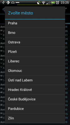 Screenshot of the application MHDroid Public Transport - #4