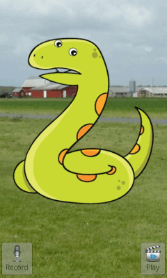 Screenshot of the application Talking Snake - #2