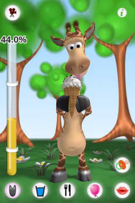 Screenshot of the application Talking Gina the Giraffe Free - #5