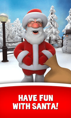 Screenshot of the application Talking Santa - #4