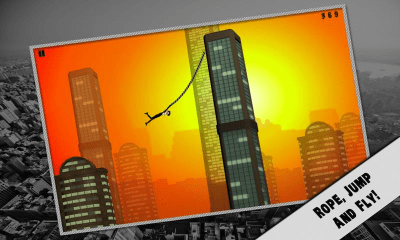 Screenshot of the application Rope'n'Fly 3 - Dusk Till Dawn - #2