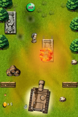 Screenshot of the application Tanks - #2