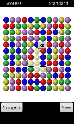 Screenshot of the application Diesel Bubble Breaker - #4