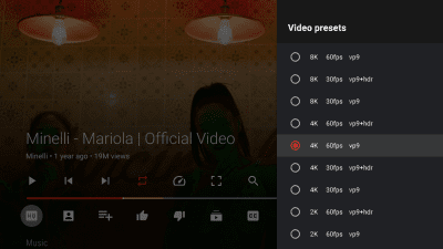 Screenshot of the application SmartTubeNext - #5