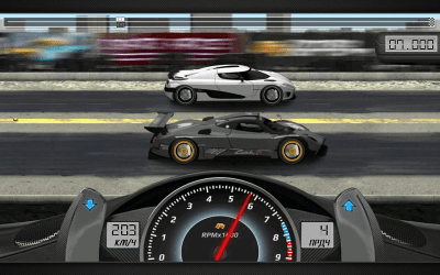 Screenshot of the application Drag Racing - #7