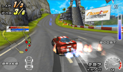 Screenshot of the application Raging Thunder 2 - Free - #2