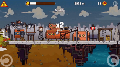 Screenshot of the application Zombie Road Trip - #3