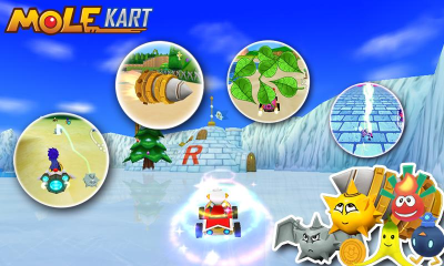 Screenshot of the application Mole Kart - #4