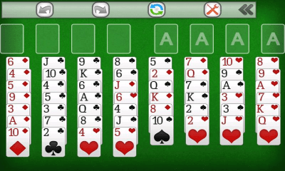 Screenshot of the application Free cell - #2