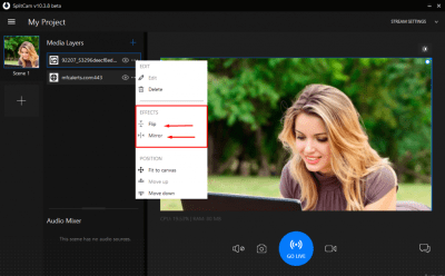 Screenshot of the application SplitCam - #2