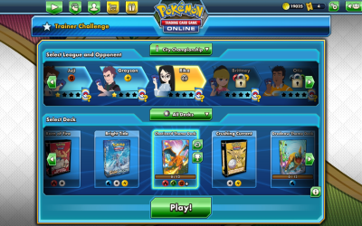 Screenshot of the application Pokémon TCG Online - #5